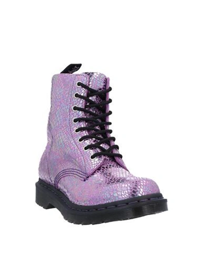 Shop Dr. Martens' Ankle Boots In Light Purple