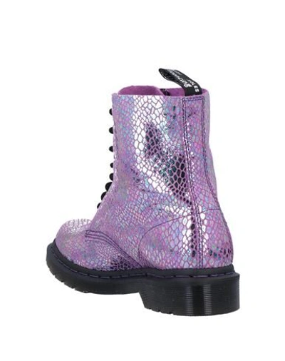 Shop Dr. Martens' Ankle Boots In Light Purple