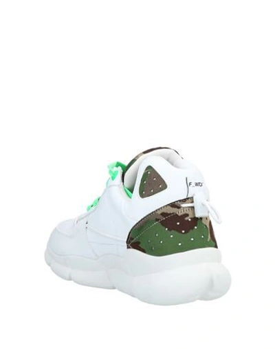 Shop F_wd Woman Sneakers White Size 3.5 Textile Fibers
