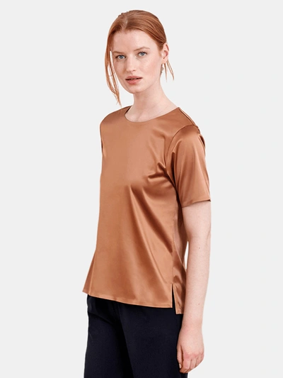 Shop Aday First Class T-shirt In Brown