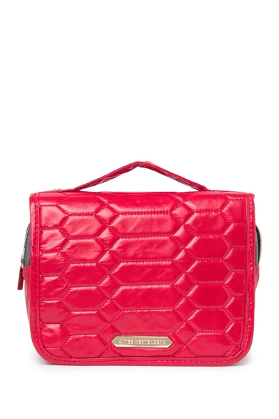 Shop Aimee Kestenberg Sophia Hanging Cosmetic Bag In Fresh Polish Patent