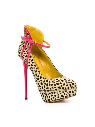 Shop Charlotte Olympia Cheetah Print Pumps