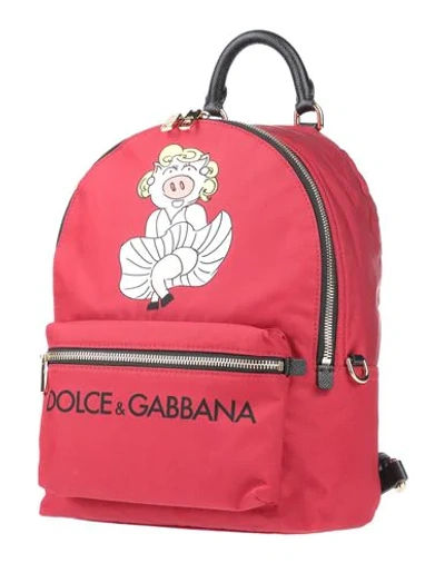 Shop Dolce & Gabbana Backpacks In Red