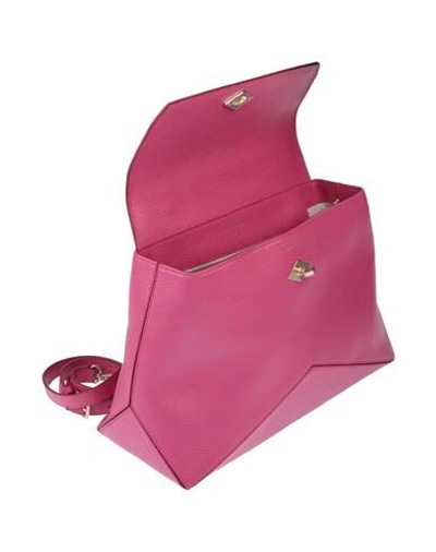 Shop Ballantyne Woman Handbag Fuchsia Size - Soft Leather In Pink