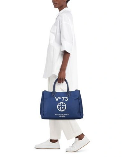 Shop V73 Handbags In Blue