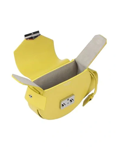 Shop Salar Handbags In Yellow