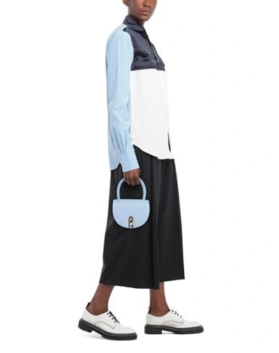 Shop Salar Handbags In Sky Blue