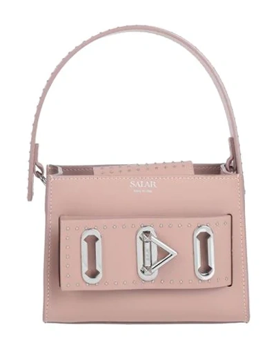Shop Salar Handbags In Pastel Pink