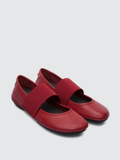 Shop Camper Women's Right Mary Jane Ballerinas In Red