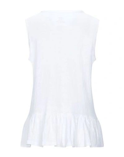 Shop Altea Woman T-shirt White Size M Linen