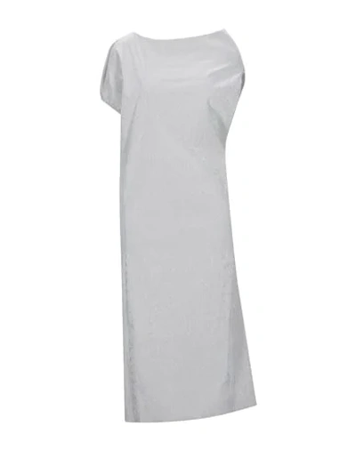 Shop Alessio Bardelle 3/4 Length Dresses In Steel Grey