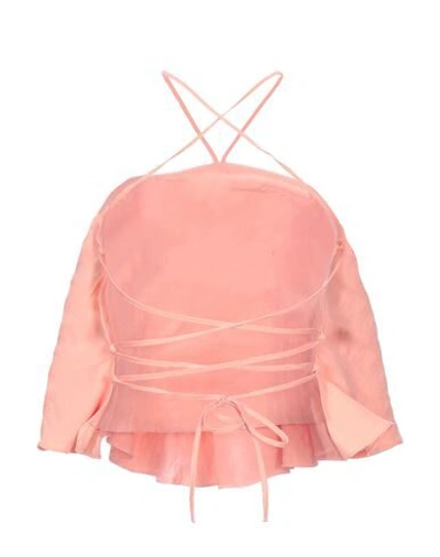 Shop Actualee Tops In Salmon Pink