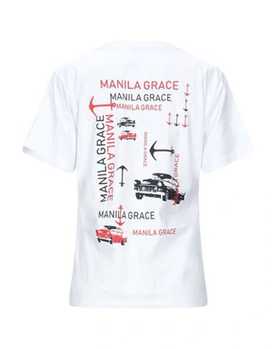 Manila Grace T-shirts In White