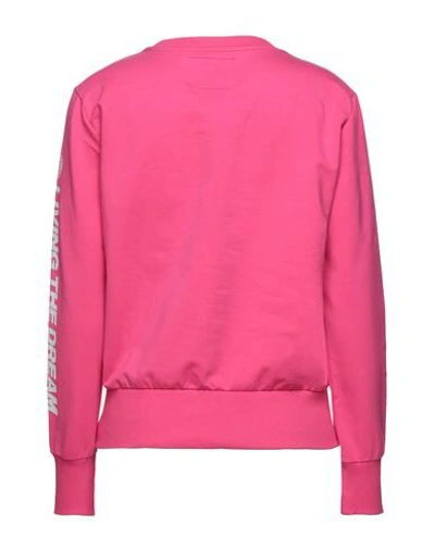 Shop Shoeshine Sweatshirts In Fuchsia