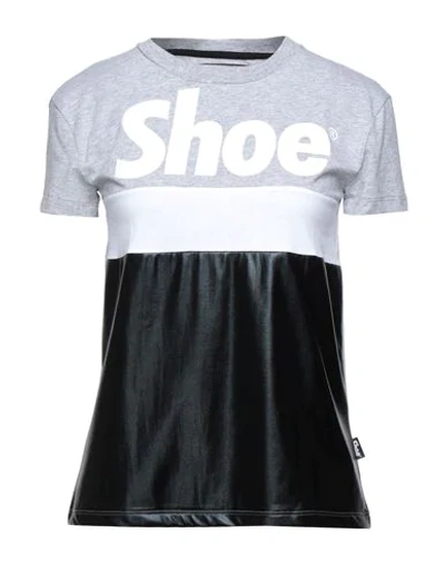 Shop Shoeshine T-shirts In Grey