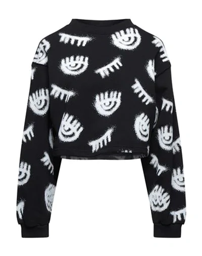 Shop Chiara Ferragni Sweatshirts In Black