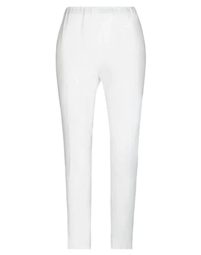 Shop Les Copains Pants In White