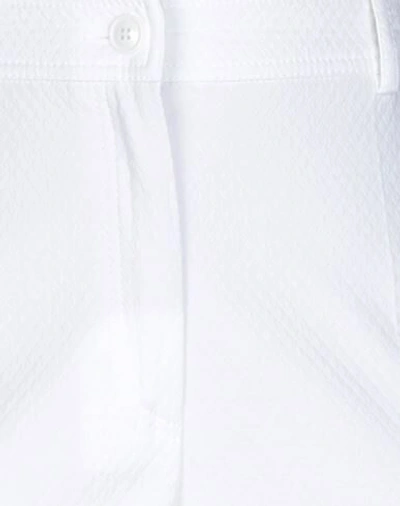 Shop Boutique Moschino Woman Pants White Size 4 Cotton, Elastane
