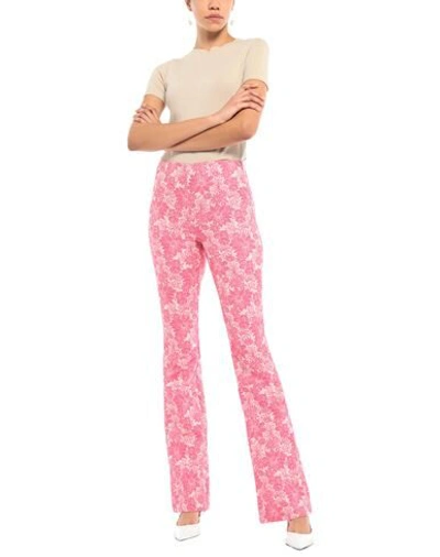 Shop Be Blumarine Woman Pants Pink Size 6 Polyester, Polyamide, Elastane