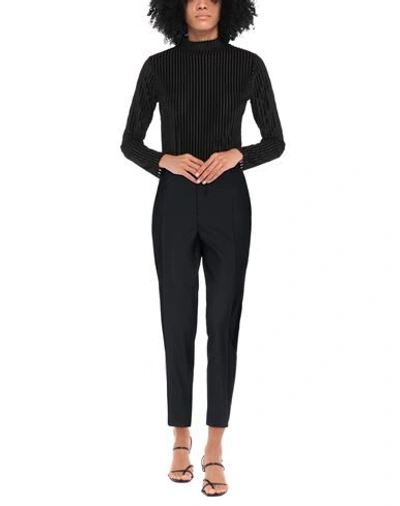 Shop Rick Owens Woman Pants Black Size 8 Polyether, Virgin Wool, Elastane