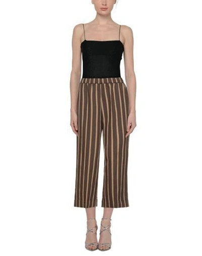 Shop Kiltie Woman Pants Brown Size 6 Viscose, Polyester