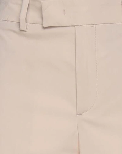 Shop Twinset Woman Pants Beige Size 12 Cotton, Elastane