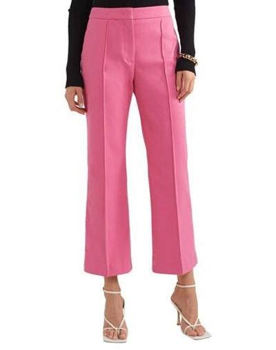 Shop Derek Lam Woman Pants Pink Size 4 Cotton, Elastane