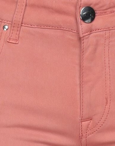 Shop Jacob Cohёn Woman Pants Salmon Pink Size 26 Cotton, Viscose, Elastane