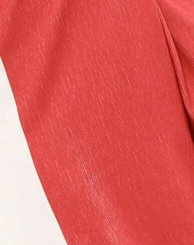 Shop Pierantonio Gaspari Woman Pants Coral Size 10 Polyester, Elastane In Red