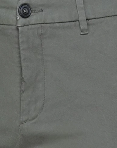 Shop Pence Woman Pants Military Green Size 2 Cotton, Elastane