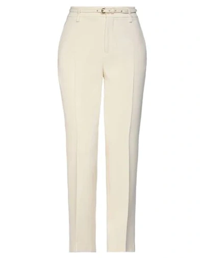 Shop Red Valentino Woman Pants Ivory Size 6 Acetate, Viscose, Elastane In White