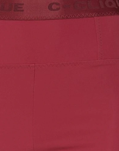 Shop C-clique Woman Leggings Brick Red Size Xs Polyamide, Elastane