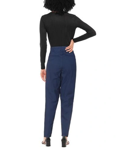 Shop Ab/soul Absoul Woman Pants Blue Size 29 Cotton, Elastane