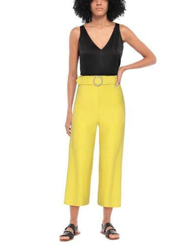 Shop Fly Girl Woman Pants Yellow Size 10 Polyester, Elastane