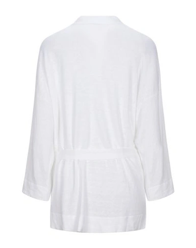 Shop Altea Woman Cardigan White Size Xs Linen