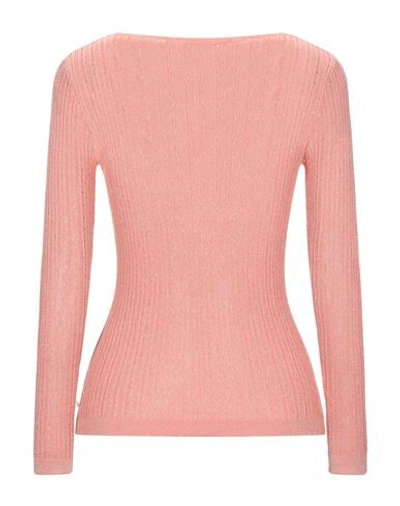 Shop Molly Bracken Sweaters In Salmon Pink