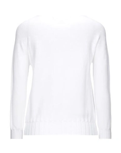 Shop Lamberto Losani Woman Sweater White Size 6 Cotton