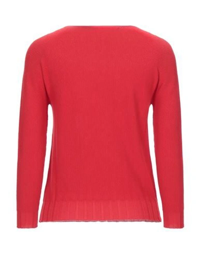 Shop Lamberto Losani Woman Sweater Red Size 8 Cotton