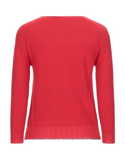Lamberto Losani Woman Sweater Red Size 8 Cotton In Red