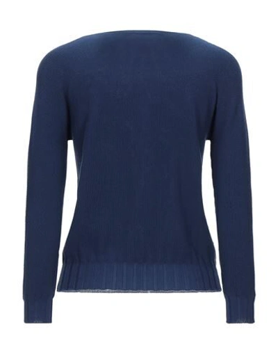 Shop Lamberto Losani Sweaters In Dark Blue