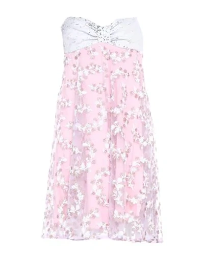 Shop Be Blumarine Woman Midi Dress Pink Size 8 Polyamide, Polyester