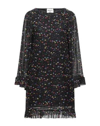 Semicouture Short Dresses In Black
