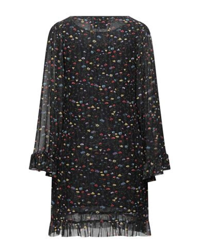 Semicouture Short Dresses In Black