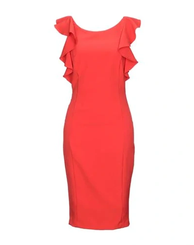 Shop Access Fashion Midi Dresses In Red