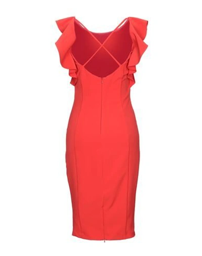 Shop Access Fashion Midi Dresses In Red