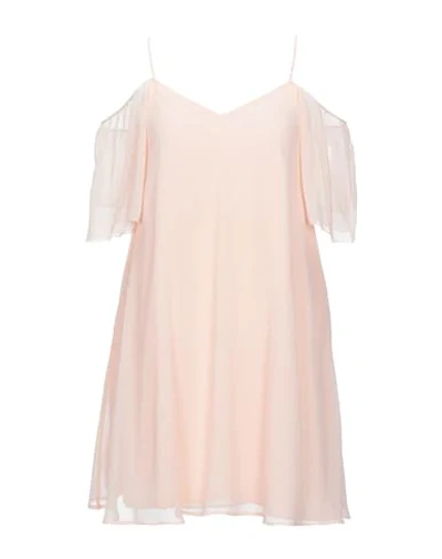 Shop French Connection Short Dresses In Pale Pink