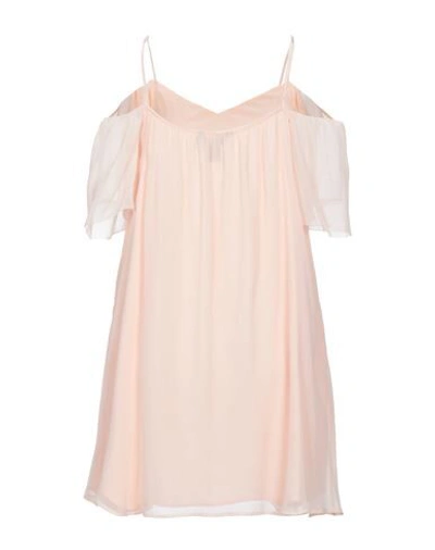 Shop French Connection Short Dresses In Pale Pink