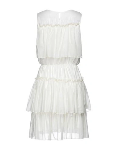 Shop 5rue Woman Mini Dress Ivory Size M Polyester In White
