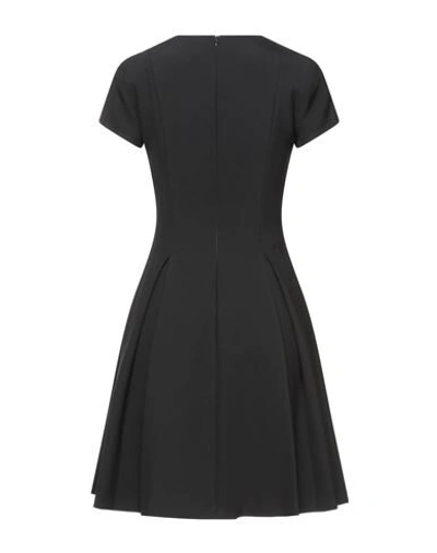 Shop Emporio Armani Woman Mini Dress Black Size 2 Polyester, Viscose, Cotton, Elastane