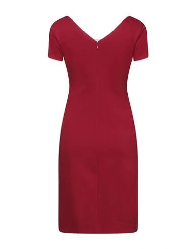 Shop Emporio Armani Woman Mini Dress Red Size 6 Viscose, Polyamide, Elastane